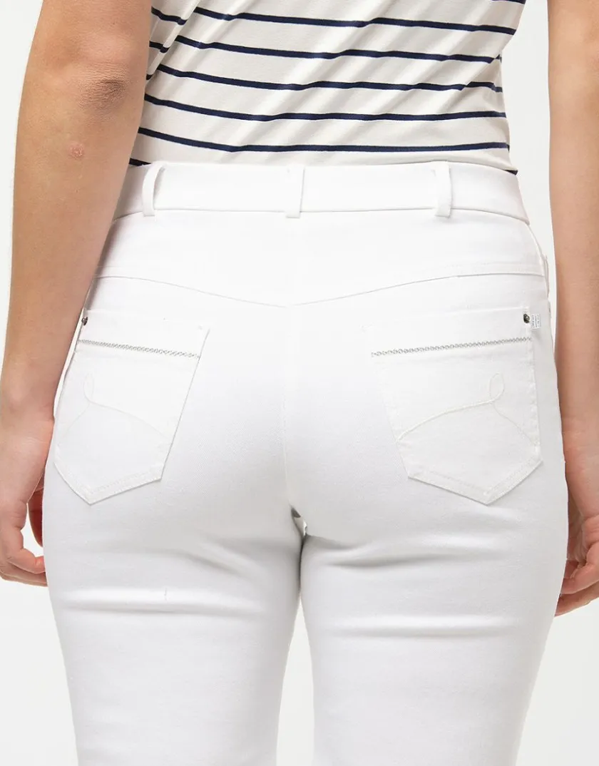 Outlet Jean blanc stretch Jeans|Ajustés