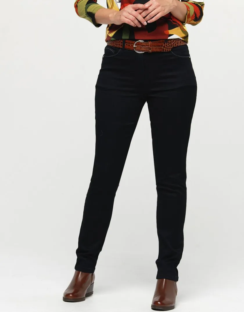 Discount Jean chic 5 poches noir Jeans|Ajustés