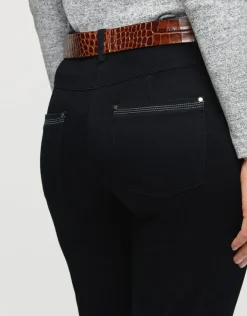 Sale Jean chic noir stretch Jeans|Ajustés