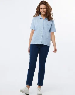 Sale Jean droit bleu foncé Jeans|Droits