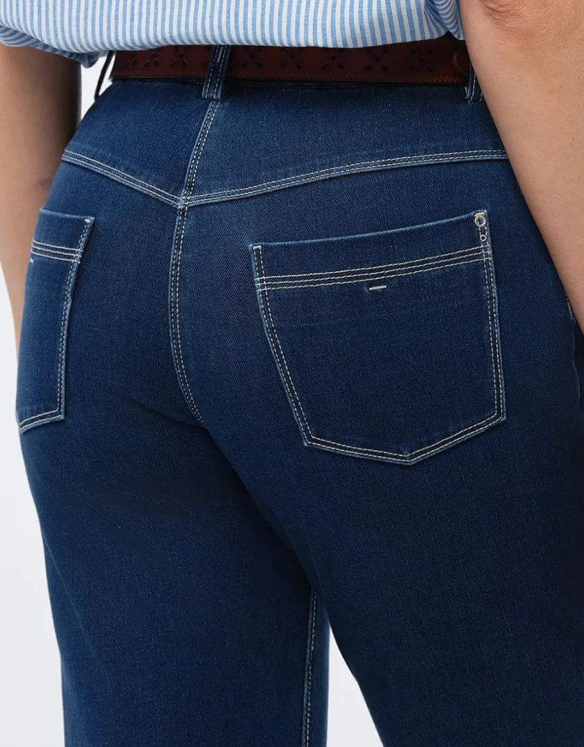 Sale Jean droit bleu foncé Jeans|Droits