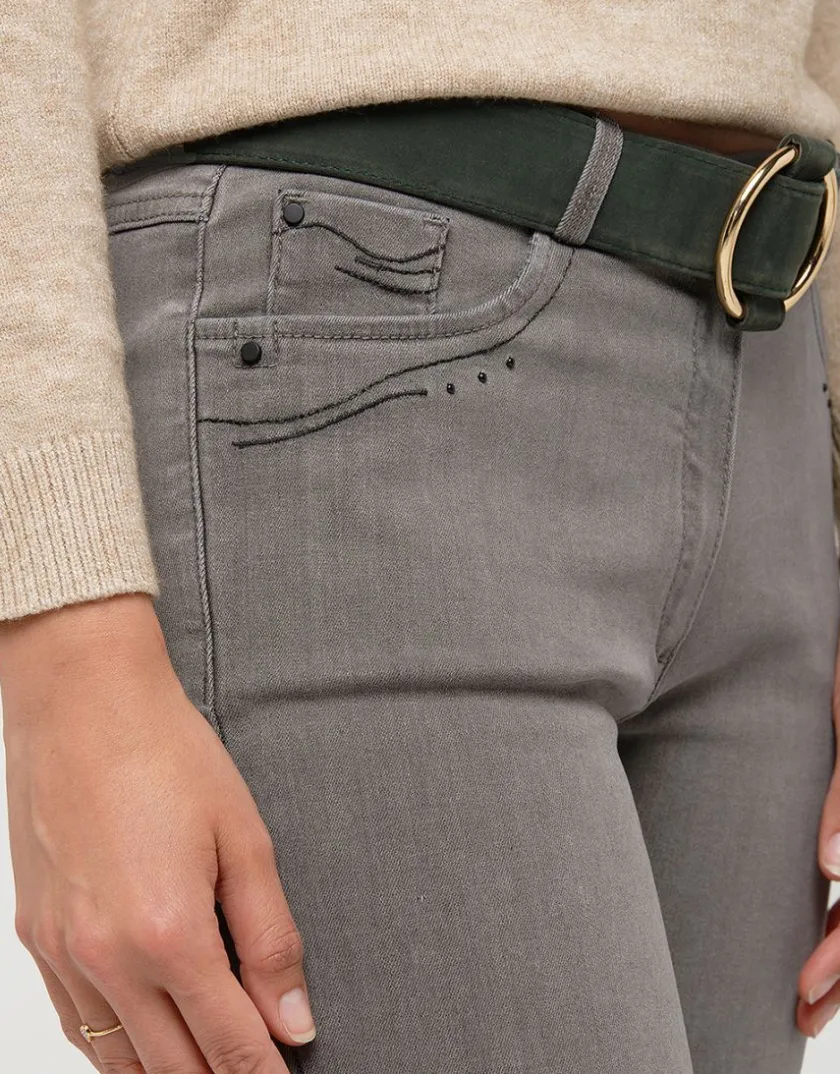 Hot Jean gris slim stretch Jeans|Slims