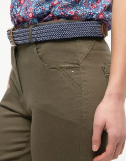 Online Jean slim vert kaki coton Jeans|Slims