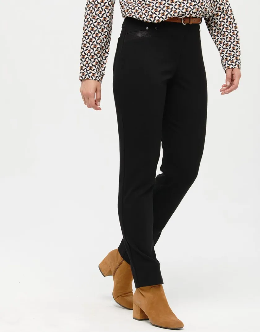 Discount Jegging 7/8è noir chic Ajustés|Pantalons