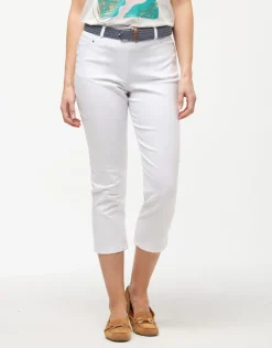 Hot Jegging blanc stretch Ajustés|Pantalons