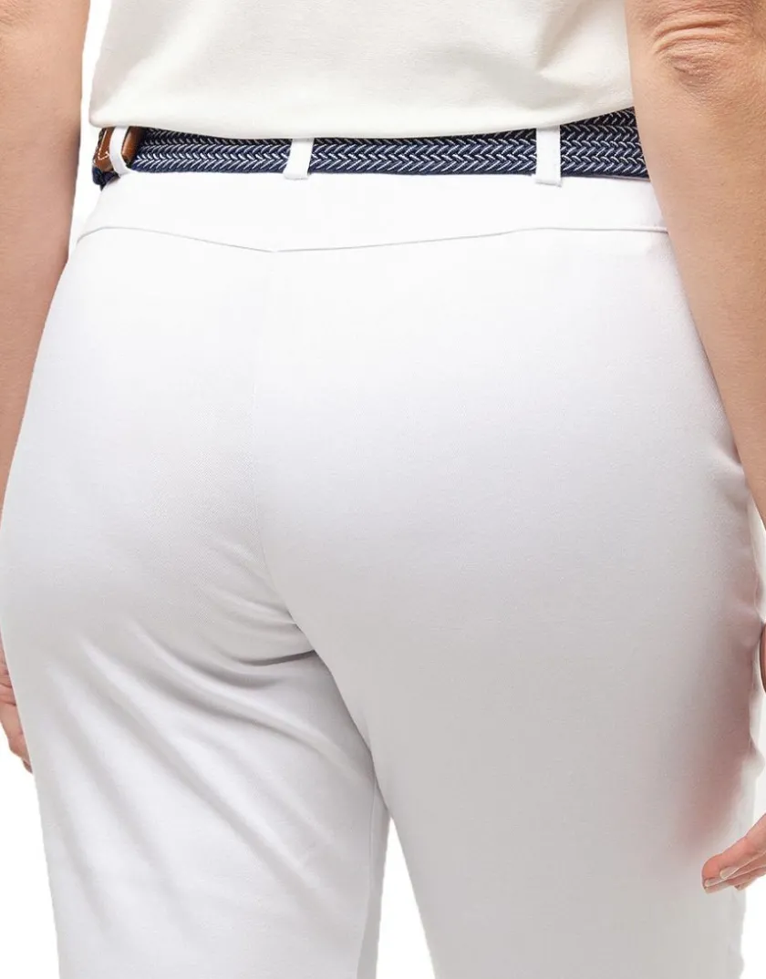 Hot Jegging blanc stretch Ajustés|Pantalons