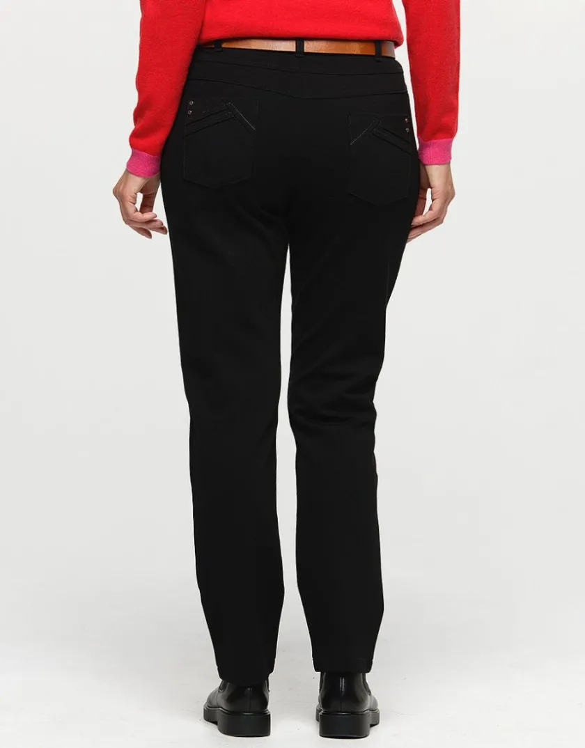 Outlet Jegging 7/8e noir Droits|Pantalons