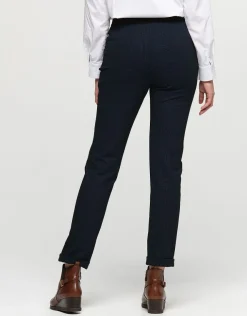 Hot Jegging 7/8e noir et bleu Ajustés|Pantalons