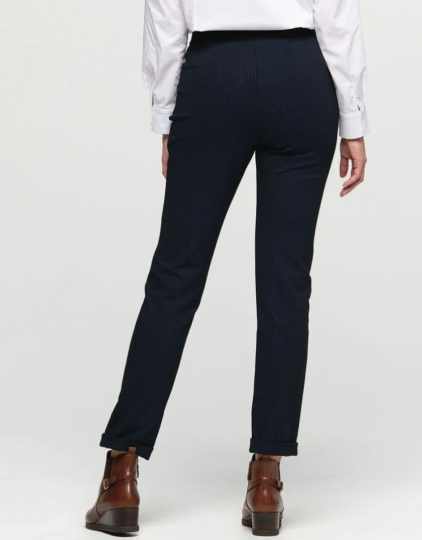 Hot Jegging 7/8e noir et bleu Ajustés|Pantalons