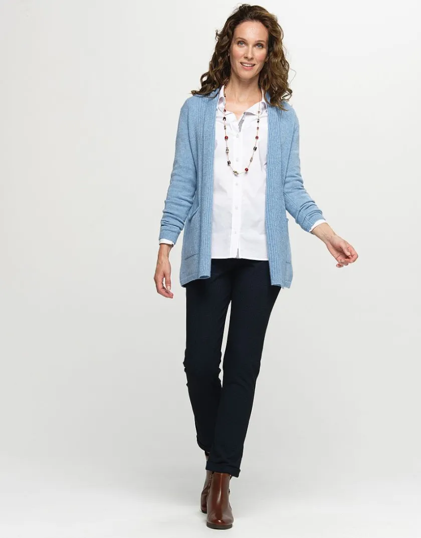 Hot Jegging 7/8e noir et bleu Ajustés|Pantalons