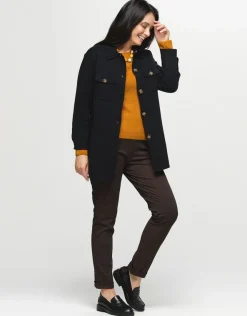 Sale Jegging 7/8e noir et ocre Ajustés|Pantalons