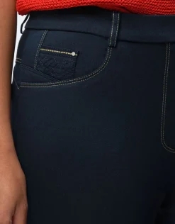 Fashion Jegging 7/ème bleu marine Pantalons|Slims