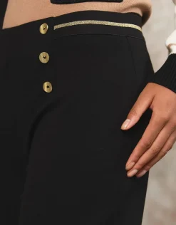 Sale Jegging pont milano noir Larges|Pantalons