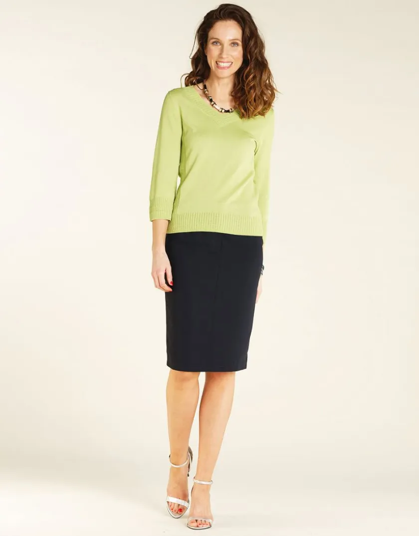 Clearance Jupe droite navy Jupes|Robes & Jupes