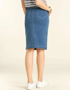 Sale Jupe en denim clair Jupes|Robes & Jupes