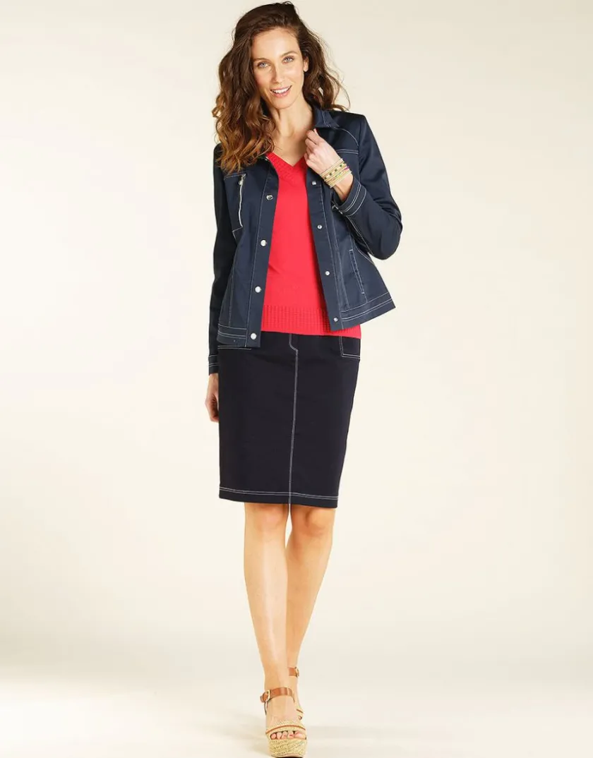 Hot Jupe en jean bleu brut Jupes|Robes & Jupes