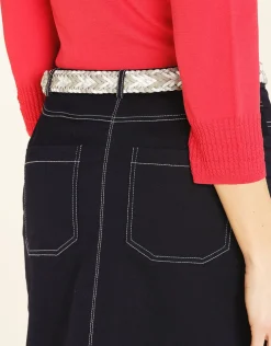 Hot Jupe en jean bleu brut Jupes|Robes & Jupes