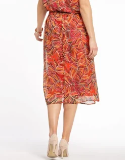 Fashion Jupe en voile marron Jupes|Robes & Jupes