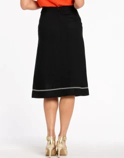 Online Jupe noire droite chic Jupes|Robes & Jupes