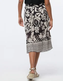 Best Jupe plissée beige motif Jupes|Robes & Jupes