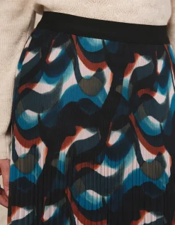 New Jupe plissée motif Jupes|Robes & Jupes