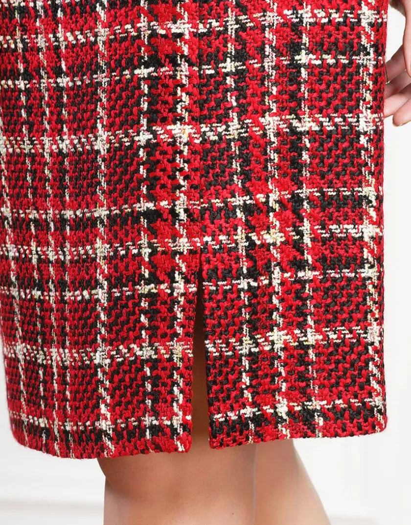 Clearance Jupe rouge à carreaux Robes & Jupes|Jupes