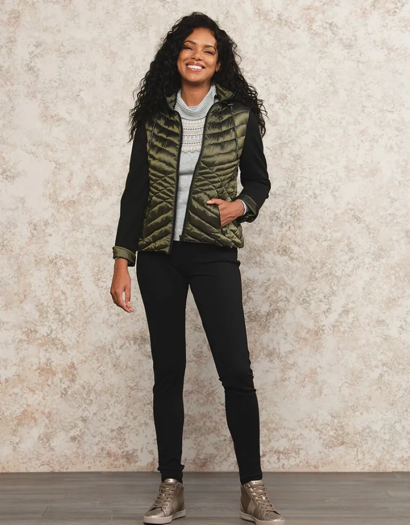 Outlet Legging Jegging noir Slims|Pantalons