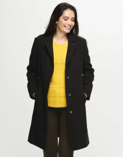 Discount Manteau laine marron Manteaux|Parkas