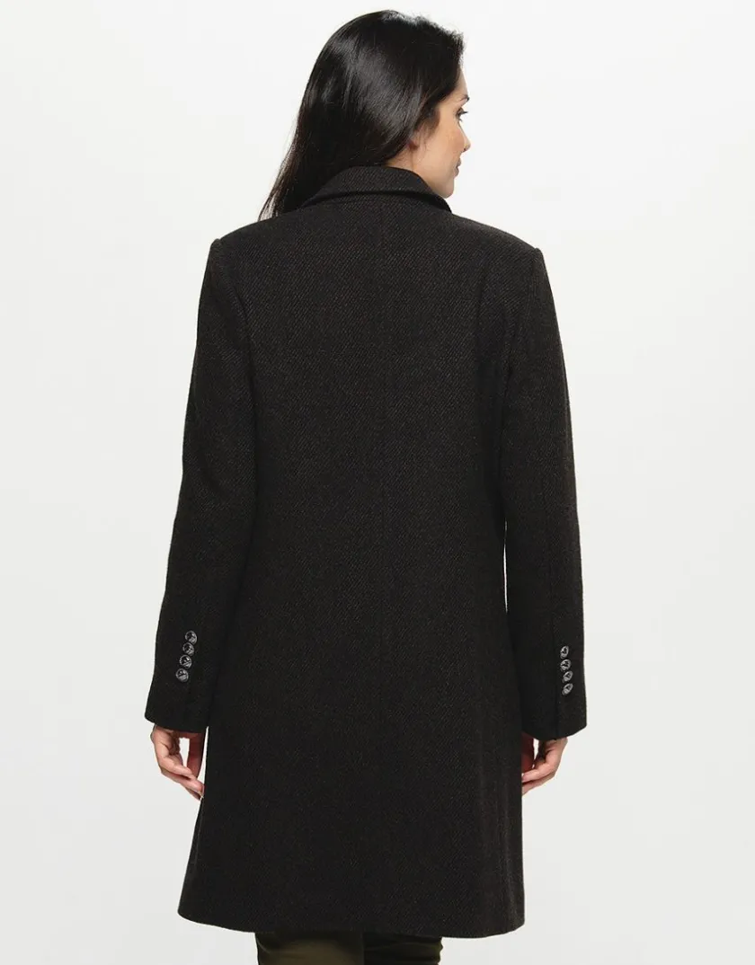 Discount Manteau laine marron Manteaux|Parkas