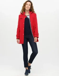 Online Manteau rouge 70% laine Manteaux|Parkas