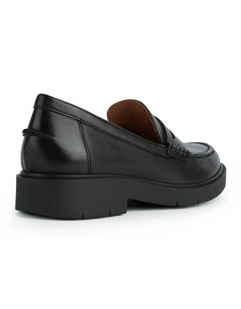 New Mocassin 100% cuir noir GEOX Mocassins