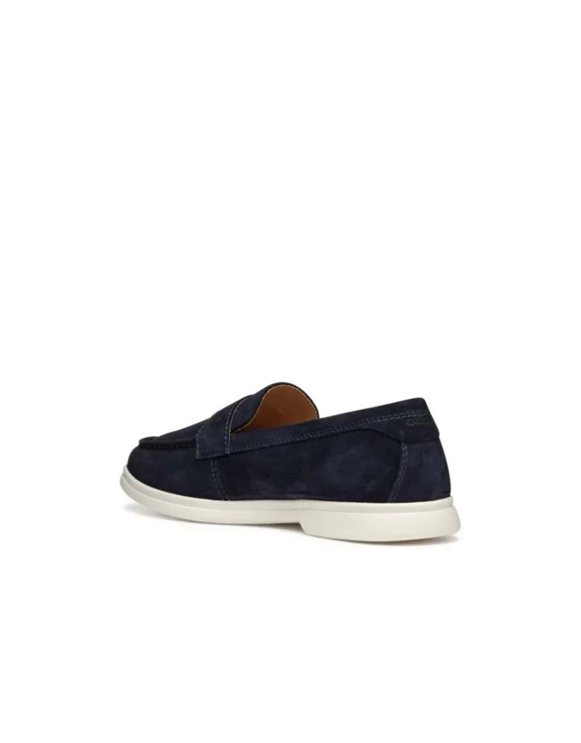 Hot Mocassin daim marine GEOX Mocassins