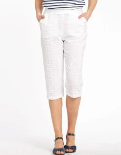 Clearance Pantacourt blanc léger Pantacourts