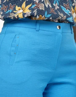 Fashion Pantacourt bleu azur Pantacourts