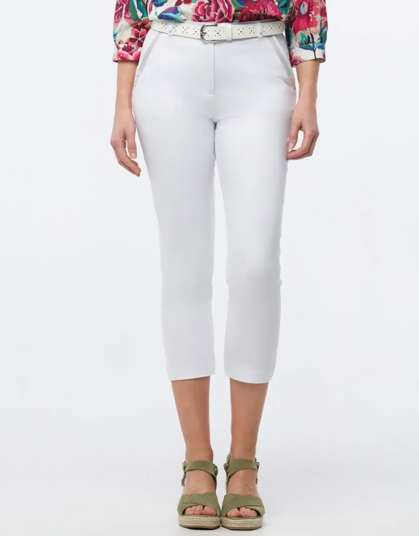 Fashion Pantacourt chic blanc Pantacourts