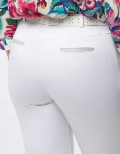 Fashion Pantacourt chic blanc Pantacourts