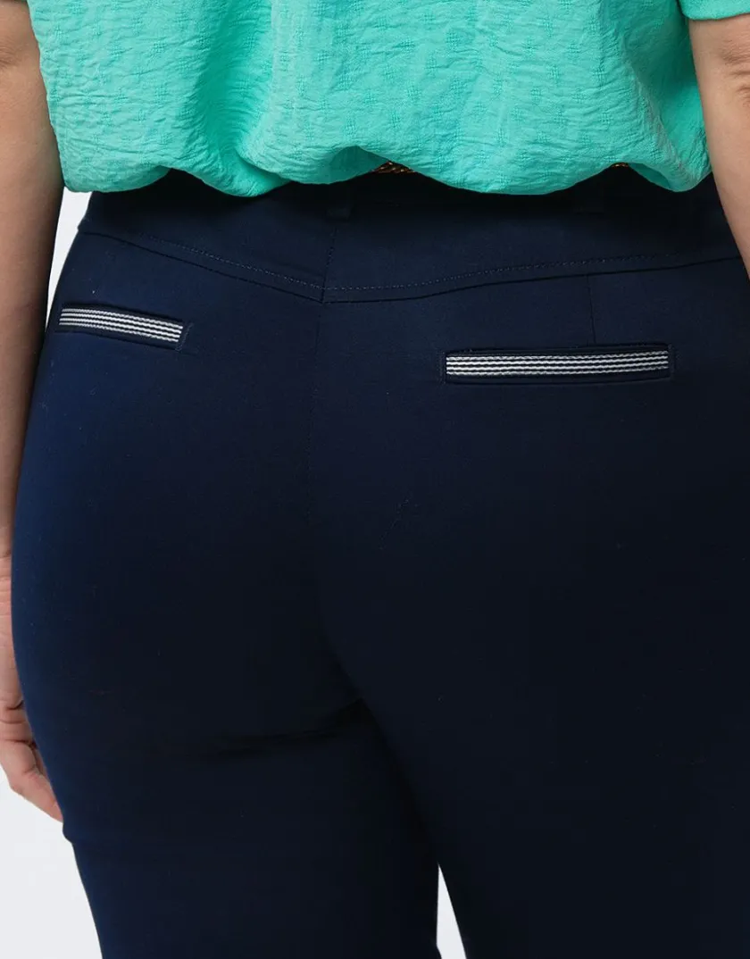 Hot Pantacourt chic marine Pantacourts