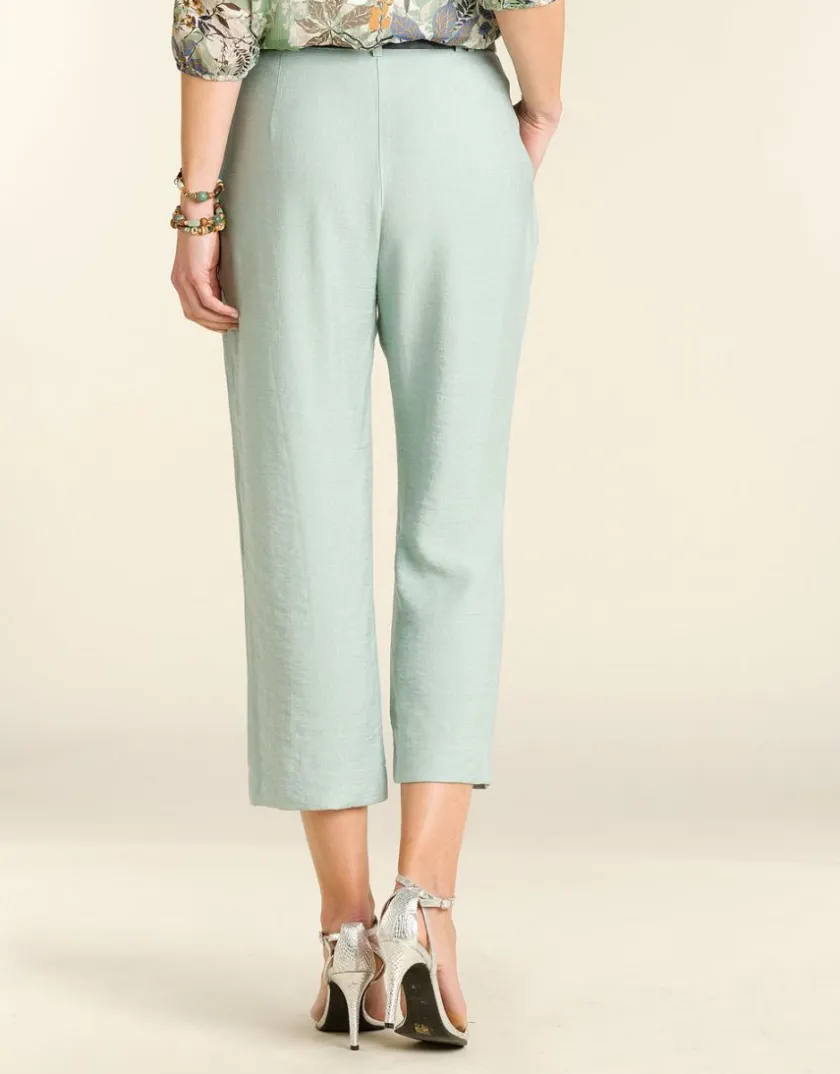 Online Pantacourt chic vert Pantacourts