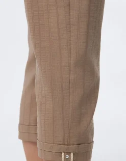 Online Pantacourt coton beige Pantacourts|Pantalons