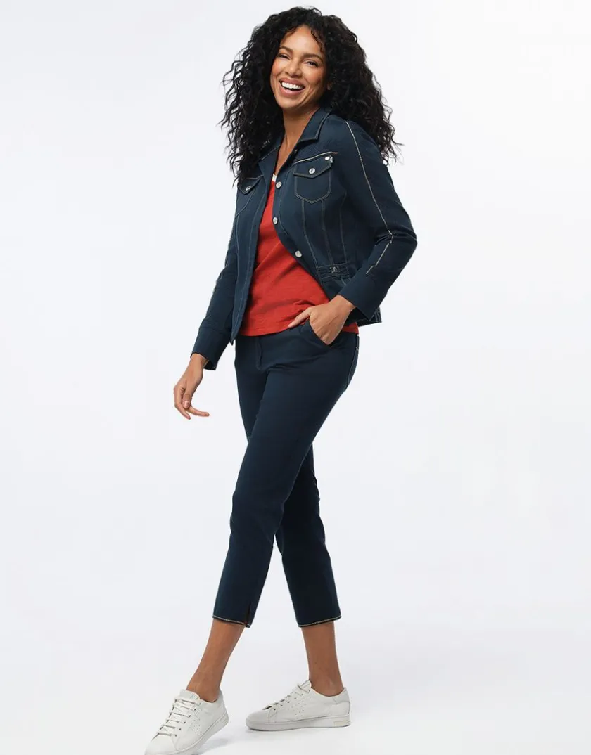 Clearance Pantacourt coton jean Pantacourts|Jeans