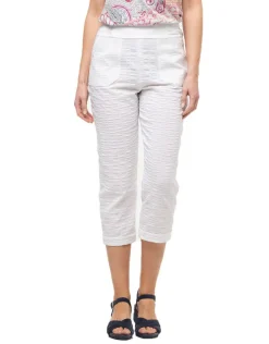 Fashion Pantacourt droit blanc Pantacourts