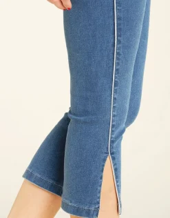 Sale Pantacourt en jean brut Pantacourts|Jeans