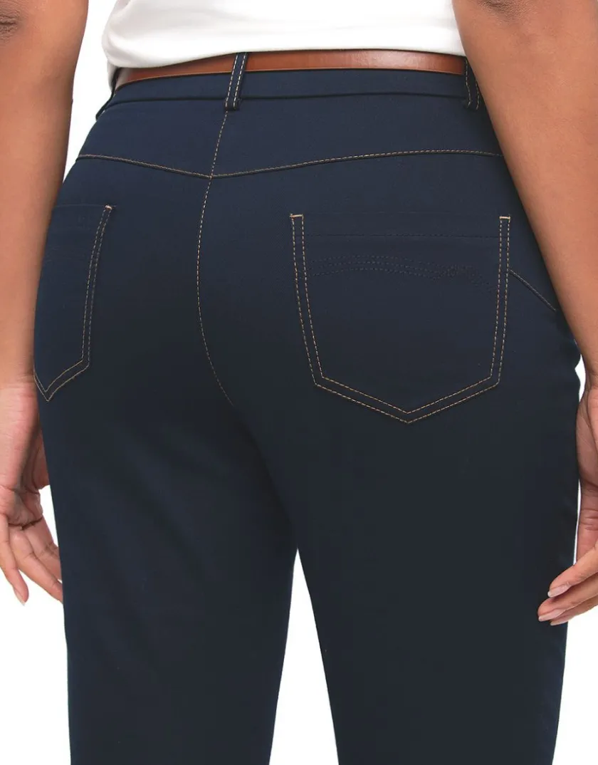 Online Pantacourt jean bleu Pantacourts|Jeans