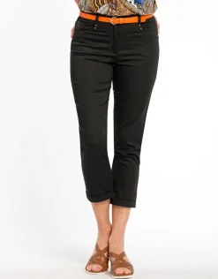 Hot Pantacourt noir Pantacourts|Pantalons