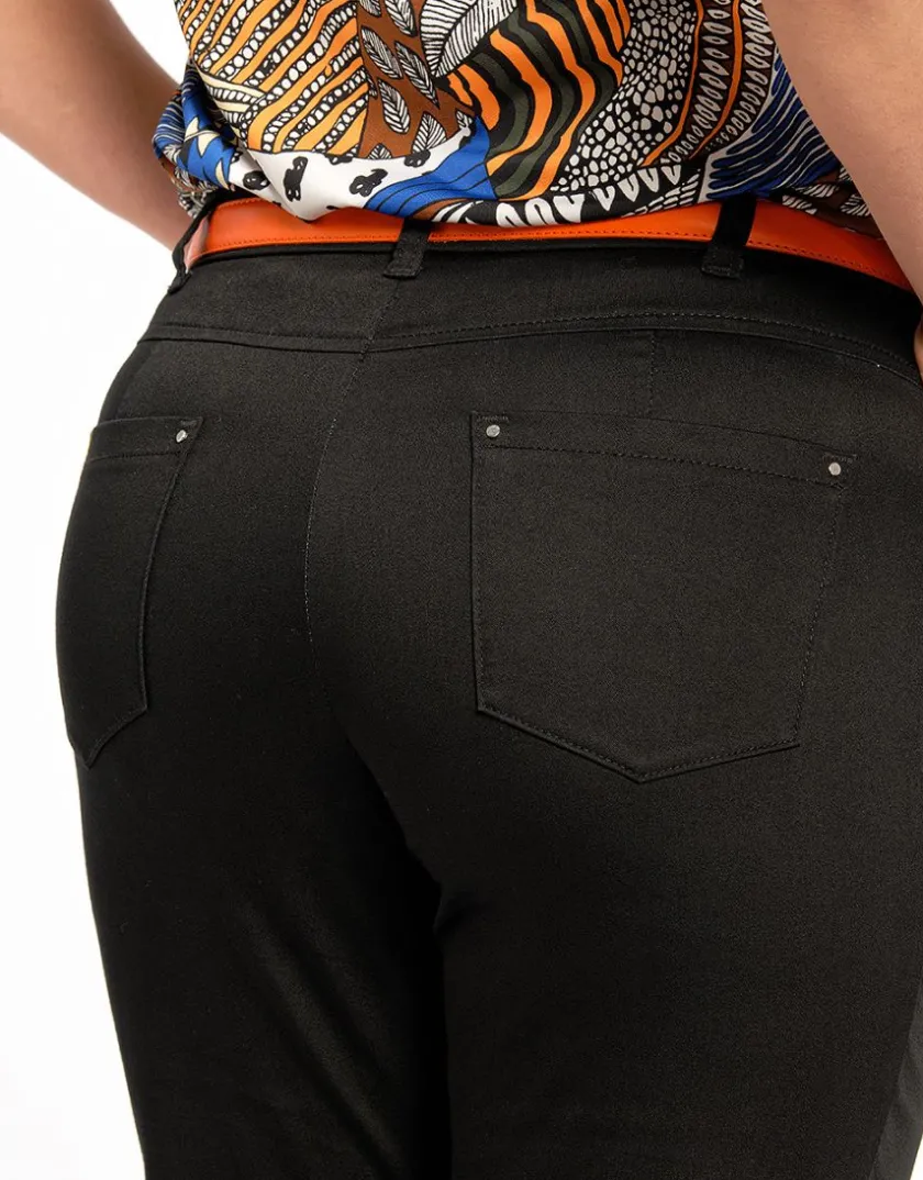 Hot Pantacourt noir Pantacourts|Pantalons