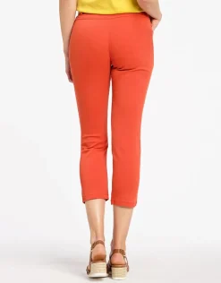 Sale Pantacourt rouge stretch Pantacourts