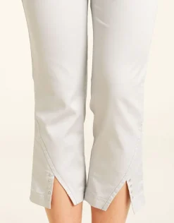 Outlet Pantacourt stretch gris Pantacourts|Pantalons