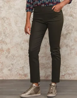 New Pantalon brun slim coton Slims|Pantalons