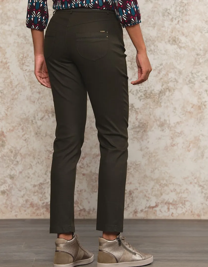 New Pantalon brun slim coton Slims|Pantalons