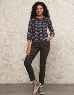 New Pantalon brun slim coton Slims|Pantalons